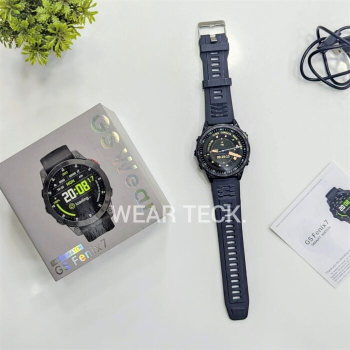 GS Fenix 7 - 3 - GS Wear Fenix 7 Smart Watch | Amoled Display | GPS