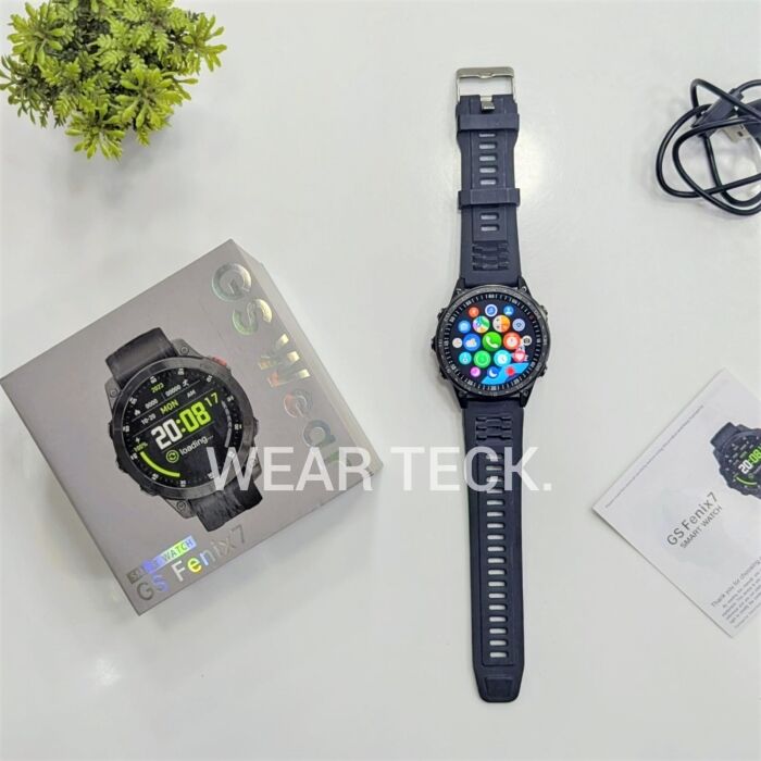 GS Fenix 7 - 4 - GS Wear Fenix 7 Smart Watch | Amoled Display | GPS
