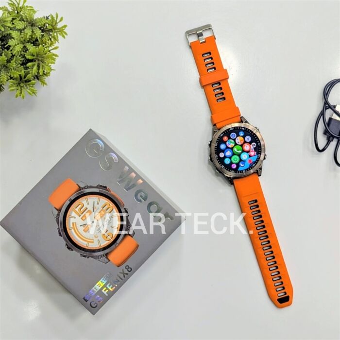 GS Fenix 8 - 4 - GS Wear Fenix 8 Smart Watch | Amoled Display | GPS