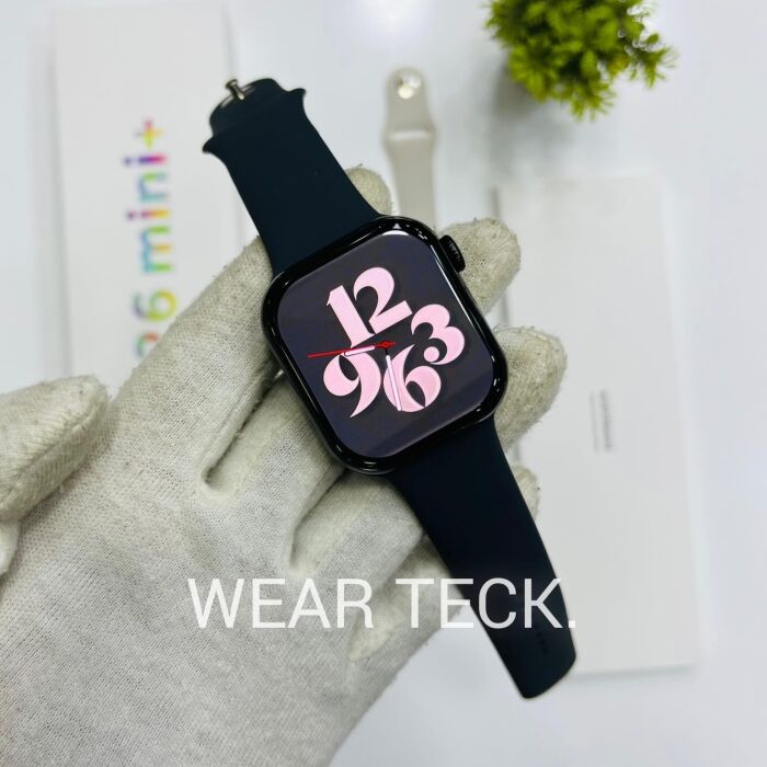 H26-Black - Hello Plum H26 Mini Plus Smart Watch | 40mm Dial