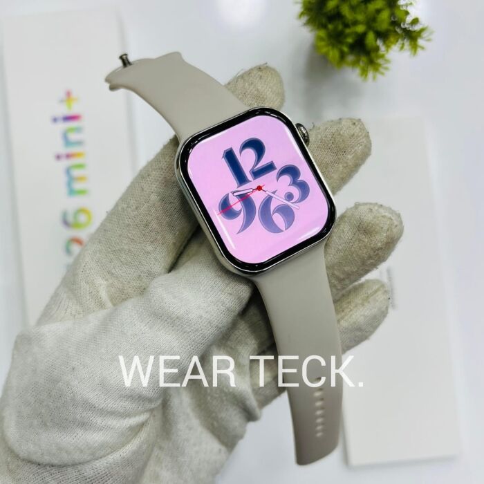 H26-Gold - Hello Plum H26 Mini Plus Smart Watch | 40mm Dial