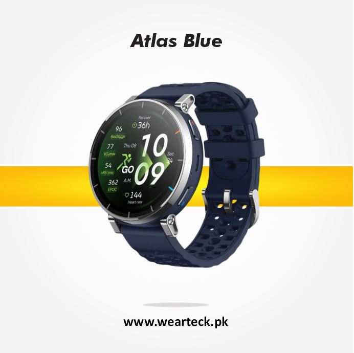 Atlas Blue - Amazfit Active 3 Smart Watch | Premium Variant