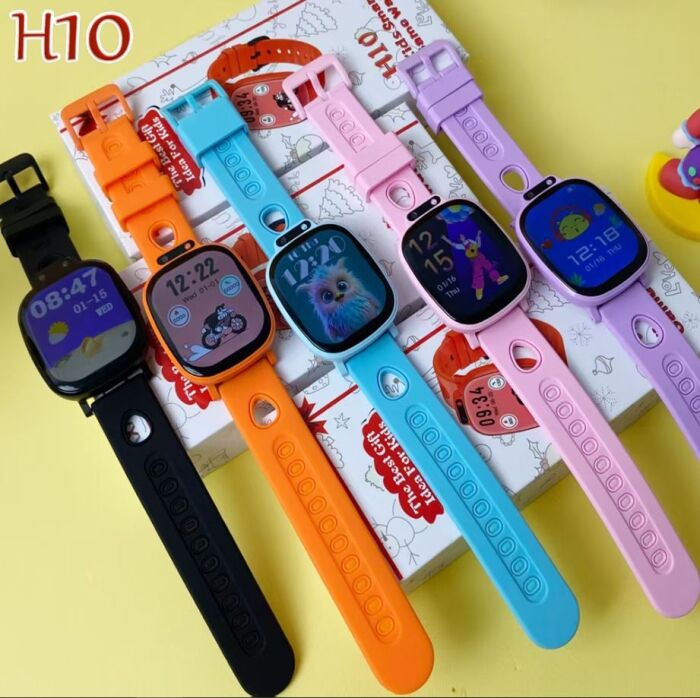 H10 Kids Wathc Main Image - H10 Kids Smart Watch | 17+ Games | Camera & Health Monitoring