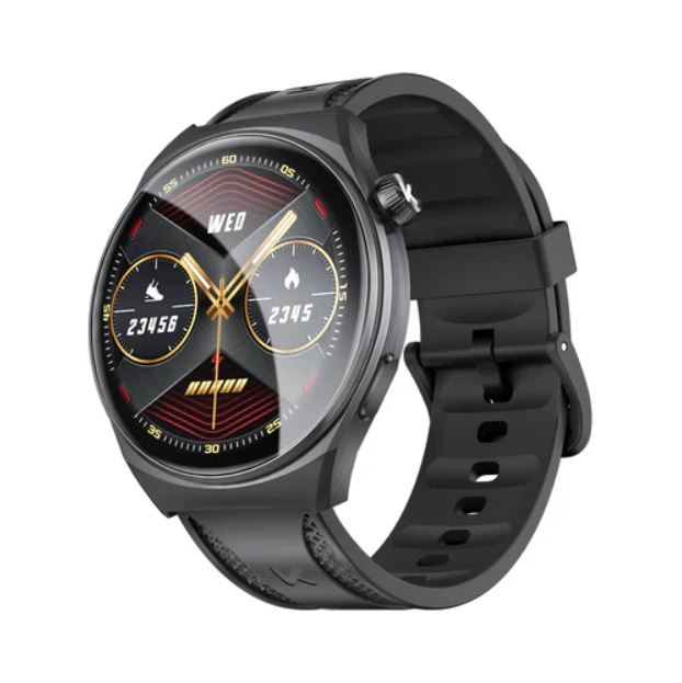 Kumi GW6 - Black Color - Kumi GW6 Smart Watch | IP68 Water Proof