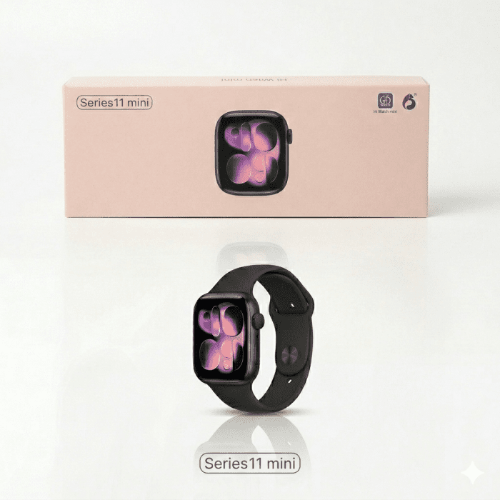 Series 11 Mini Black Color - Series 11 Mini Smart Watch (40mm) Dial Size
