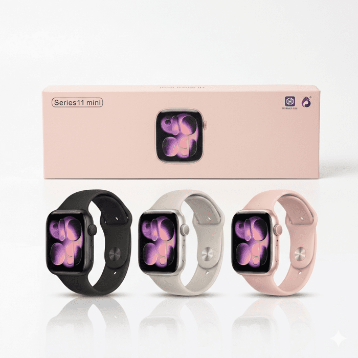 Series 11 Mini - Main Display Picture - Series 11 Mini Smart Watch (40mm) Dial Size