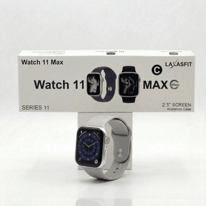 Watch 11 Max Silver Color - Watch 11 Max | Premium | Stainless Steel | BT Calling