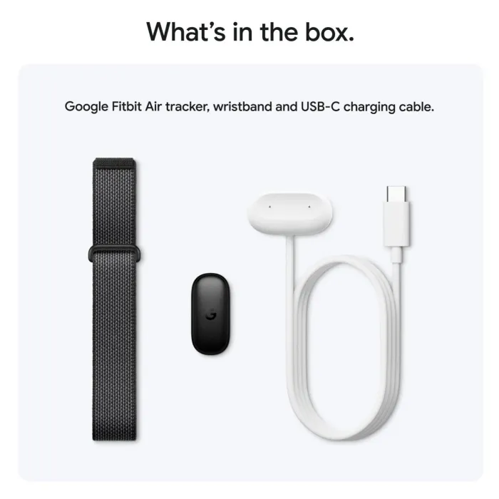 Google Fitbit Air Fitness Band Obsidian Black 3 - Google Fitbit Air Fitness Band