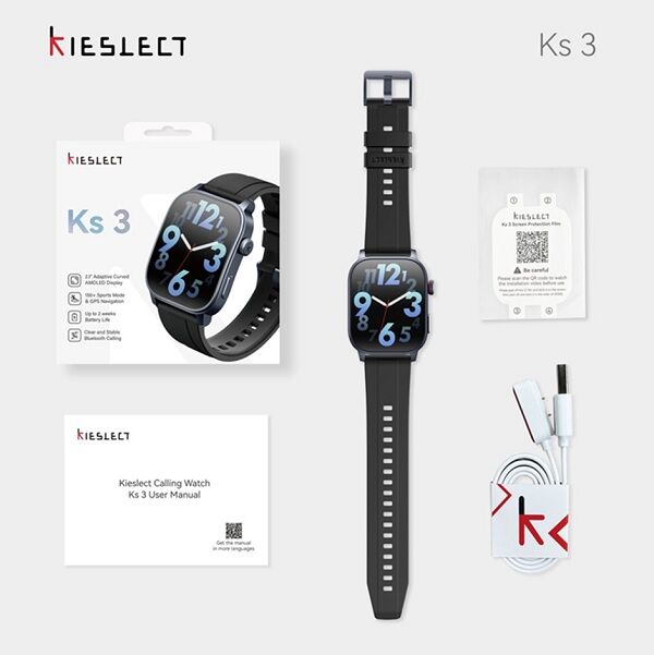 Kieslect-KS3-Box - Kieslect KS3 Smart Watch | Curve Dial
