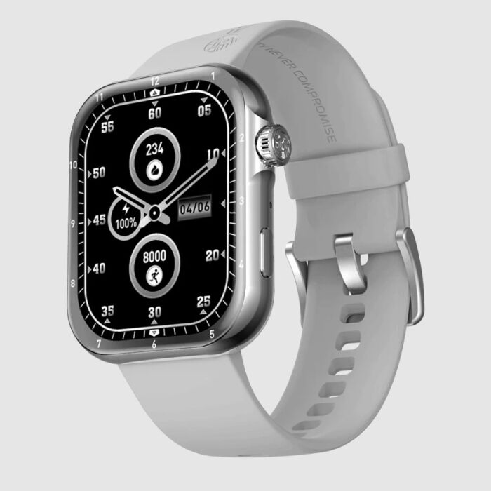 Ronin R-09 Silver Gray - Ronin R-09 Smart Watch | Silicon Straps