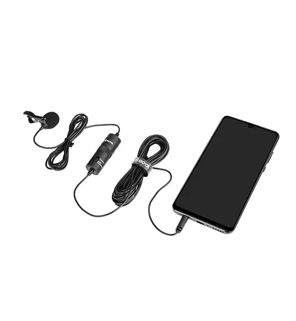 BOYA BY-M1 Omnidirectional Lavalier Microphone 4 - BOYA BY-M1 Omnidirectional Lavalier Microphone