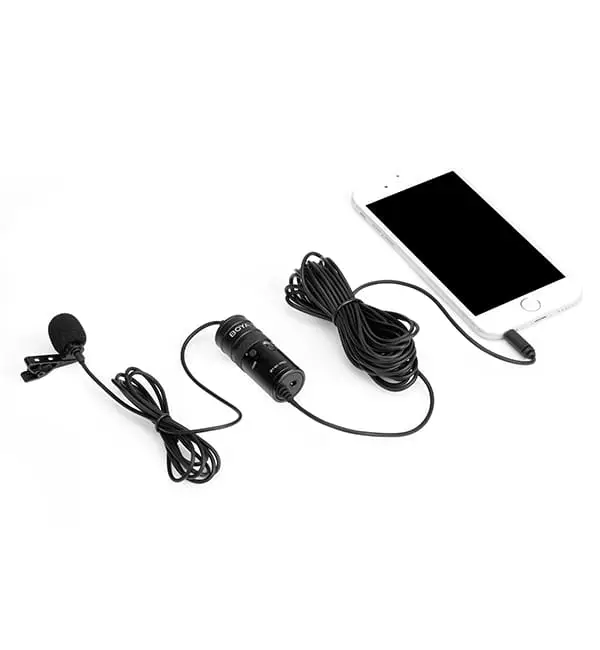 BOYA BY-M1 Pro Universal Lavalier Microphone 5 - BOYA BY-M1 Pro Universal Lavalier Microphone