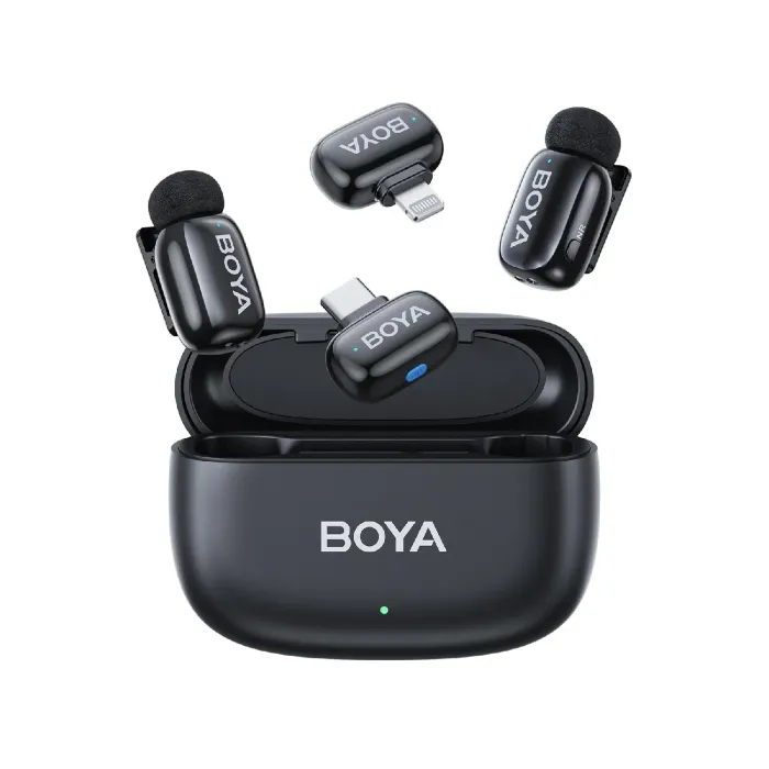 BOYA Mini 12 Dual Wireless Microphone 3 - Boya Mini 12 (For Ios + Type-C) Dual Wireless Microphone