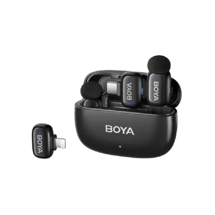 BOYA Mini 12 Dual Wireless Microphone 6 - Boya Mini 12 (For Ios + Type-C) Dual Wireless Microphone