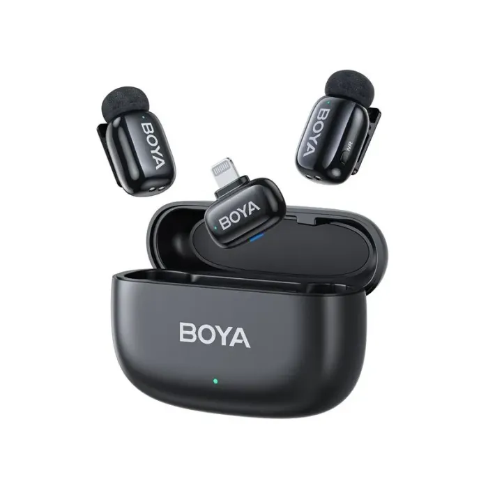 BOYA Mini 15 Wireless Microphone 2 - Boya Mini 15 (For Ios Only) Dual Wireless Microphone
