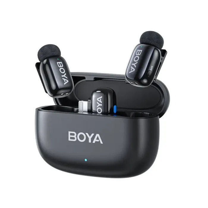 BOYA Mini 15 Wireless Microphone 3 - Boya Mini 15 (For Ios Only) Dual Wireless Microphone