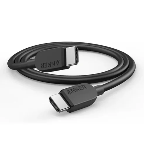 - Anker HDMI 2.1 Cable 8K@60Hz, 6ft Ultra HD 4K@120Hz HDMI Cord,48 Gbps Certified Ultra HighSpeed, Compatible with PlayStation 5, Xbox ,Samsung TVs ,and More - Black