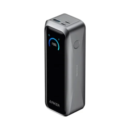 Anker Prime Power Bank (20kmah, 220W), 220w Total Output, 140w Usb-C Fast Charging, Smart Digital Display, PowerIQ 4.0, ActiveShield 4.0 Protection, App Control, Premium Laptop & Phone Power Bank - Black
