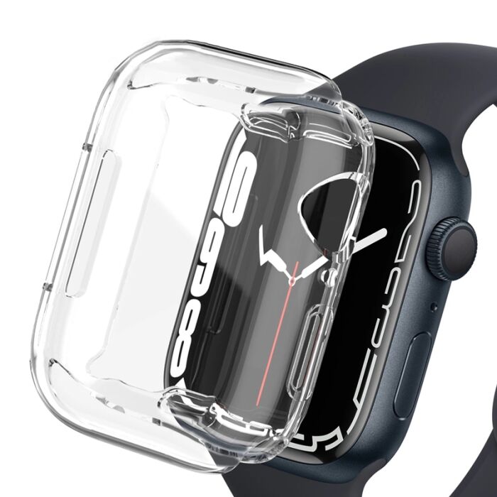 3 - Transparent Case For Apple-Watch 44mm and 45mm - Crystal Clear