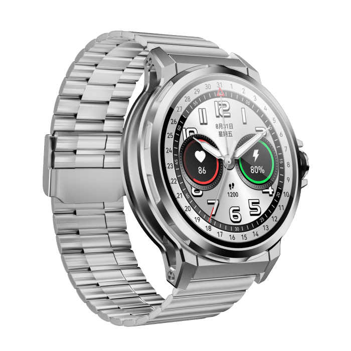 Kalobee SK43 Smart Watch Silver 3 - Kalobee SK43 Smart Watch | 3 Pairs of Straps | Rugged Style