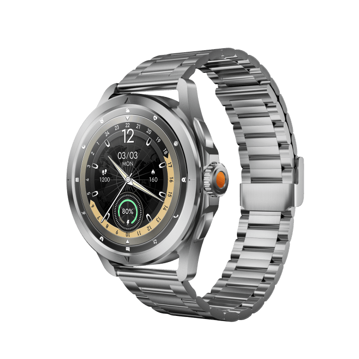 Kalobee SK44 Smart Watch Silver 3 - Kalobee SK44 Smart Watch | 3 Pairs of Straps | Executive Style