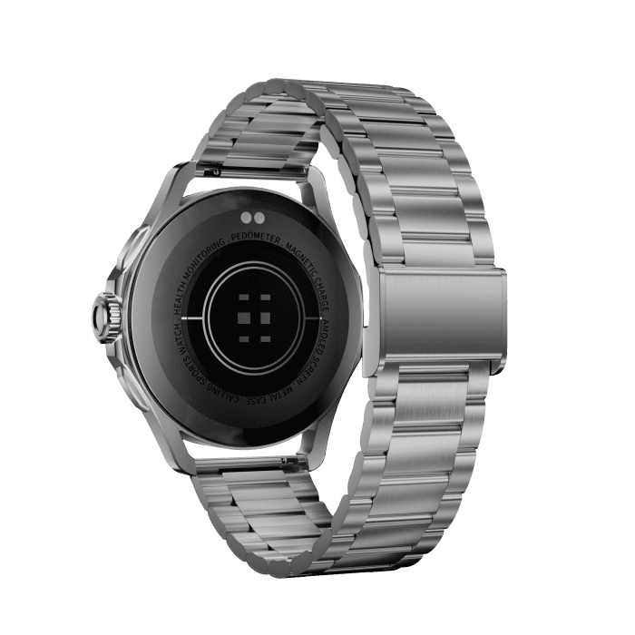 Kalobee SK44 Smart Watch Silver 4 - Kalobee SK44 Smart Watch | 3 Pairs of Straps | Executive Style