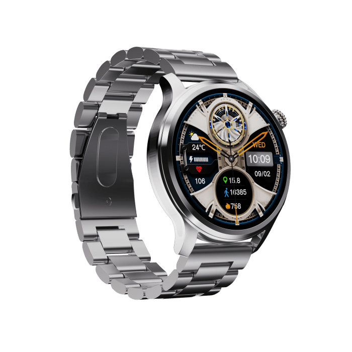 Kalobee SK51 Smart Watch Silver 2 - Kalobee SK51 Smart Watch | 2 Pairs of Straps | Elite Style
