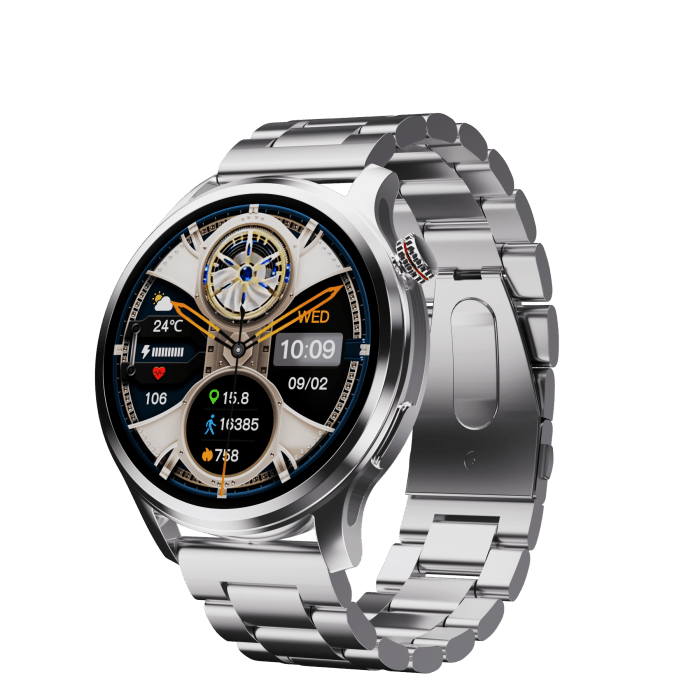 Kalobee SK51 Smart Watch Silver 3 - Kalobee SK51 Smart Watch | 2 Pairs of Straps | Elite Style